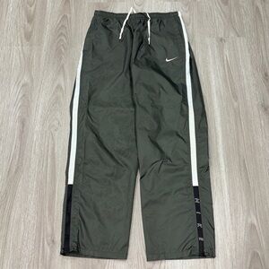 2000s Nike Side Stripe
Windbreaker Track Pants — Men's XL
